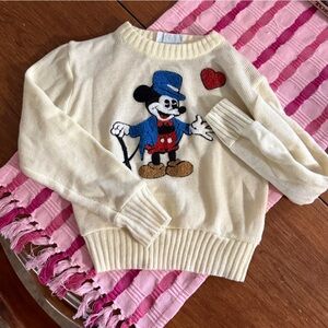Vintage Sunday Comics Mickey Sweater